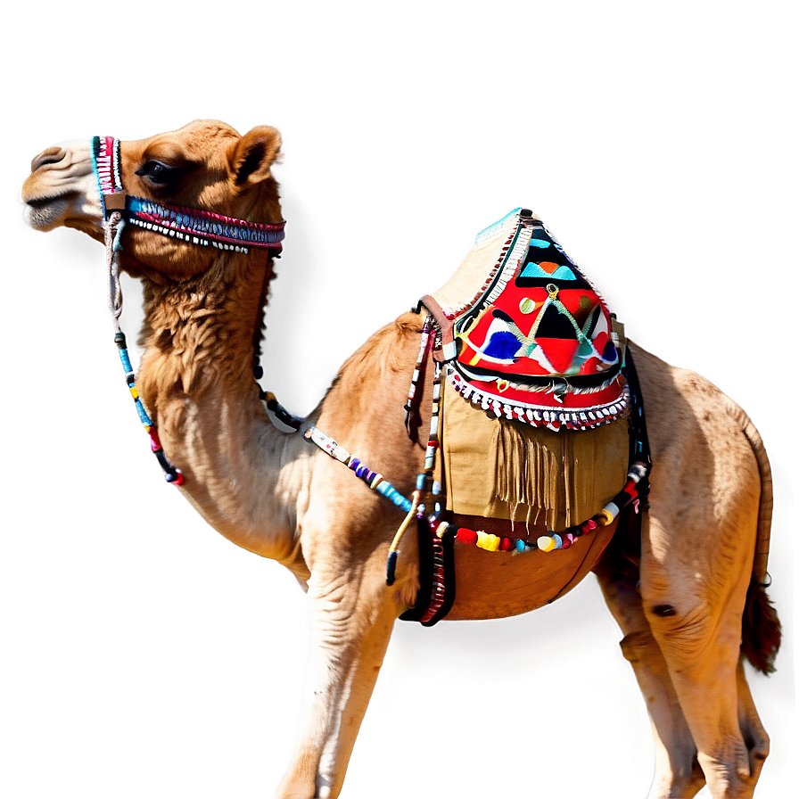 Camel In Traditional Harness Png 51 PNG image