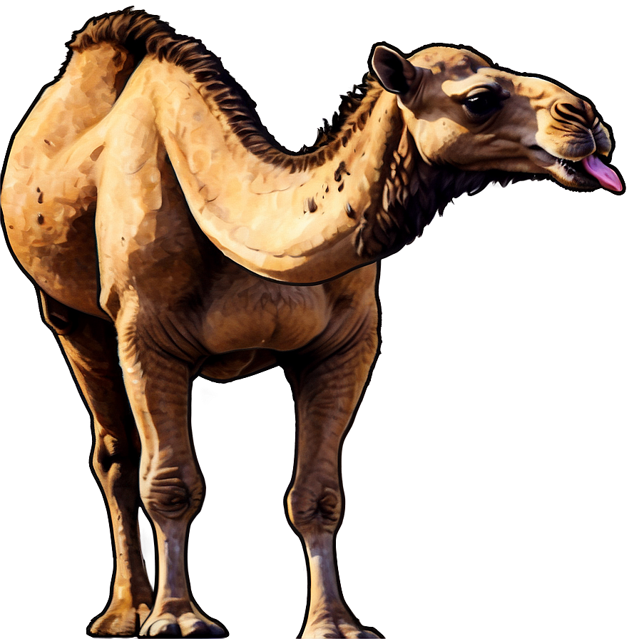 Camel Sketch Png 05212024 PNG image