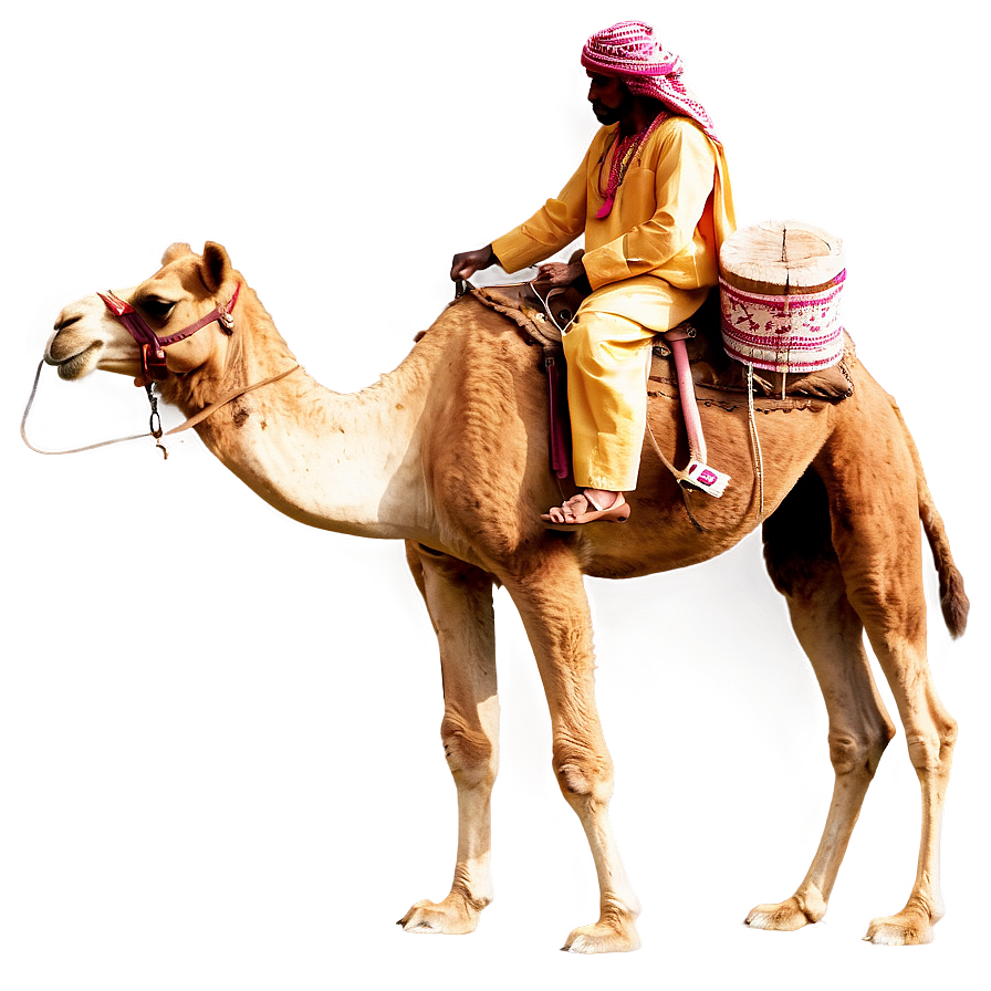 Camel With Traditional Rider Png 29 PNG image