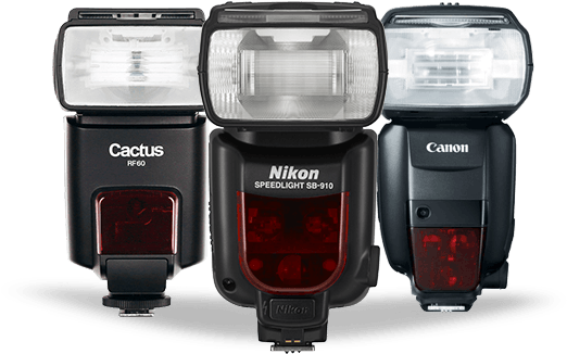 Camera Flash Comparison Cactus Nikon Canon PNG image