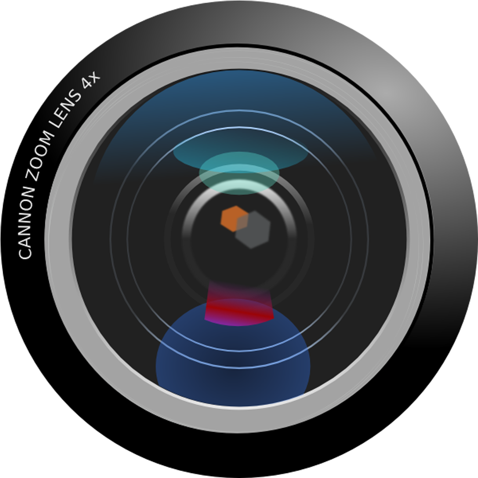 Camera Lens Vector Illustration PNG image