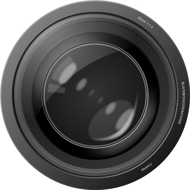 Camera Lens Vector Illustration PNG image