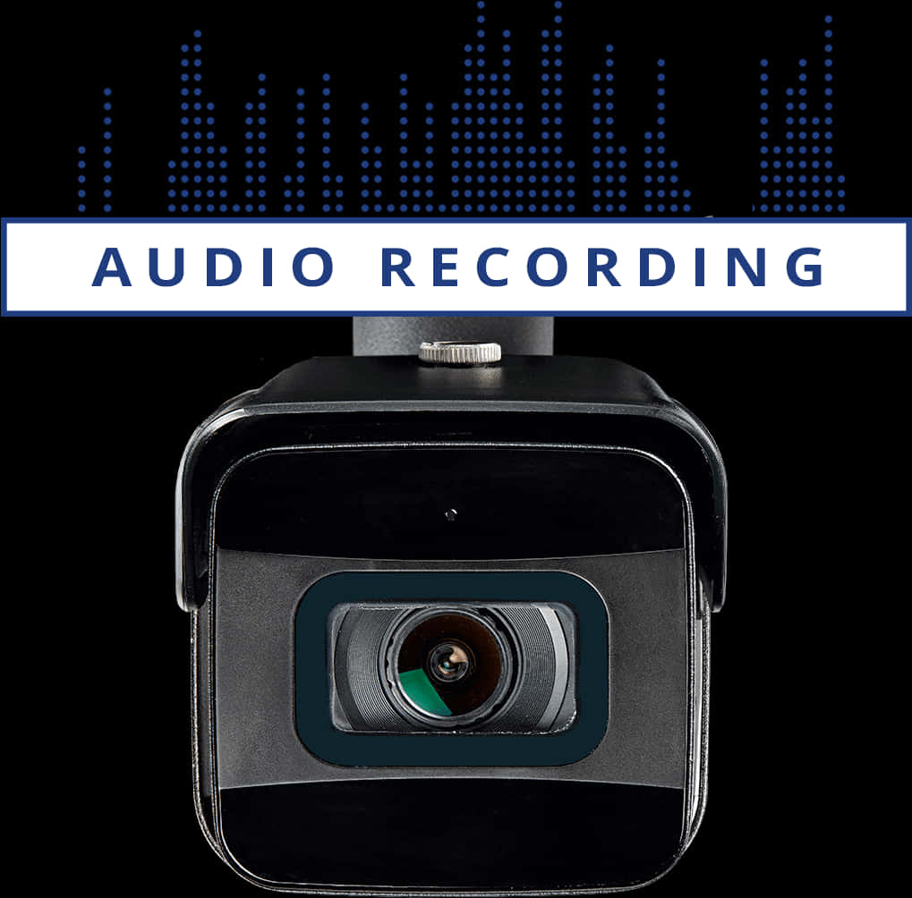 Camerawith Audio Recording Sign PNG image