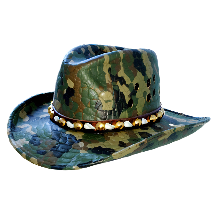 Camo Cowgirl Hat Png 25 PNG image