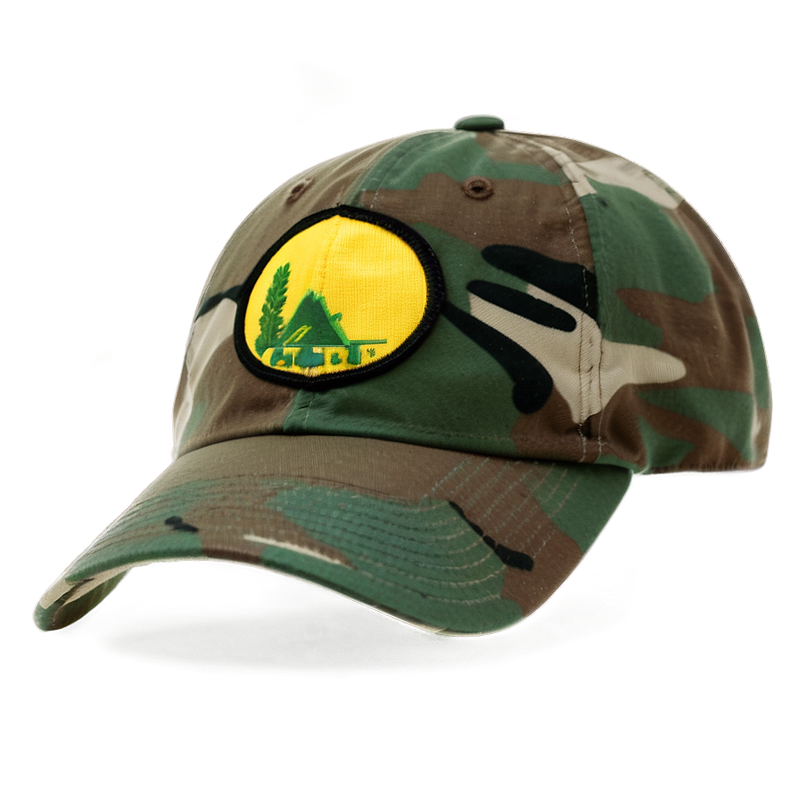 Camo Dad Hat Picture Png 7 PNG image