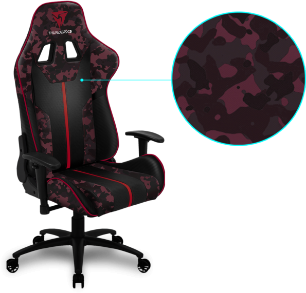 Camo Gaming Chair Thunder X3 PNG image