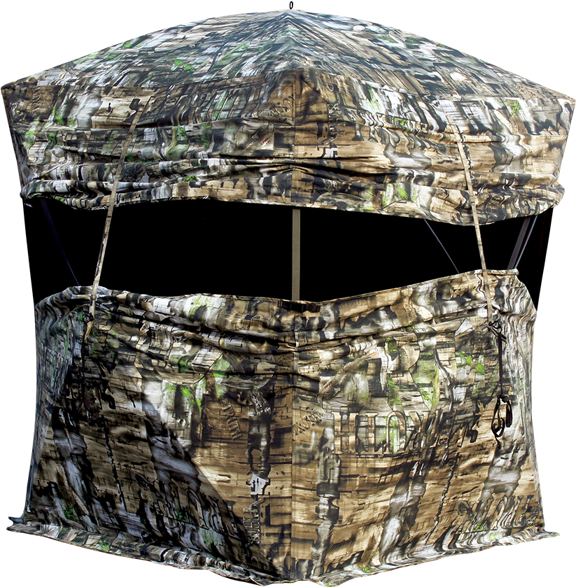 Camo Hunting Blind PNG image