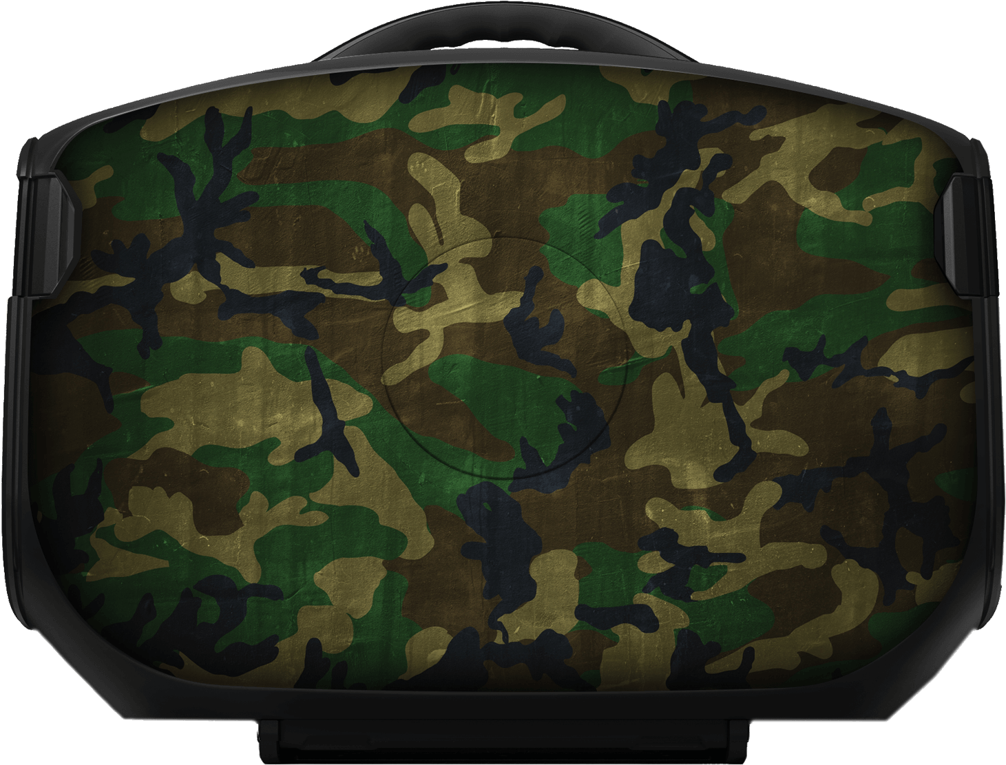 Camo Pattern Luggage PNG image
