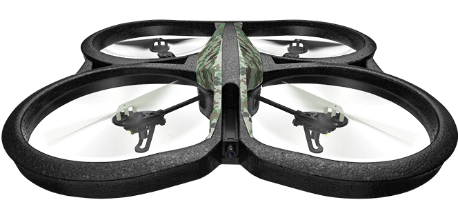 Camo Quadcopter Drone PNG image