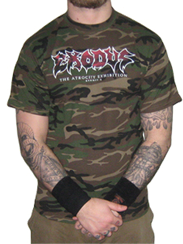 Camo Shirt Tattooed Man.png PNG image