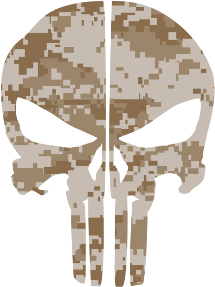 Camo Skull Graphic PNG image