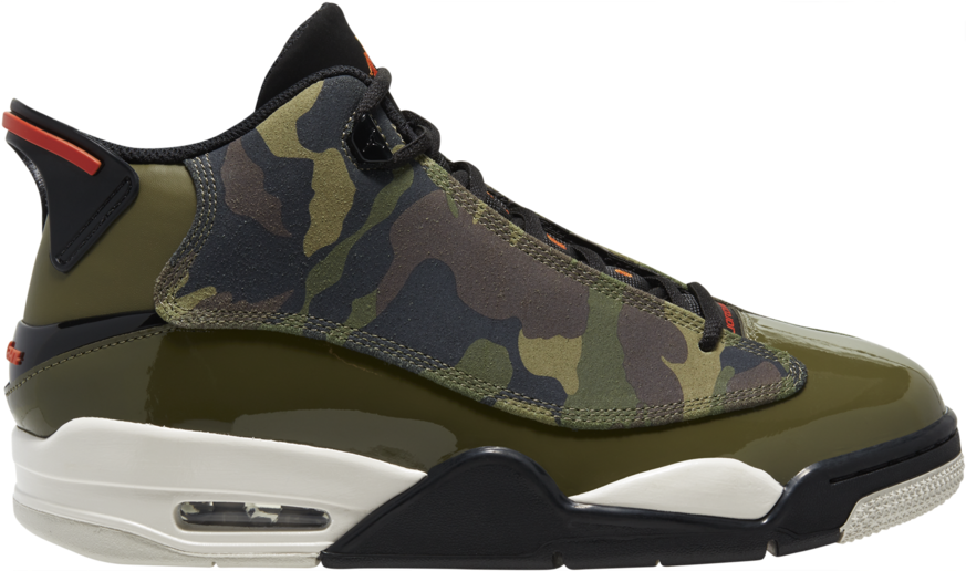 Camo Sneaker Profile View PNG image