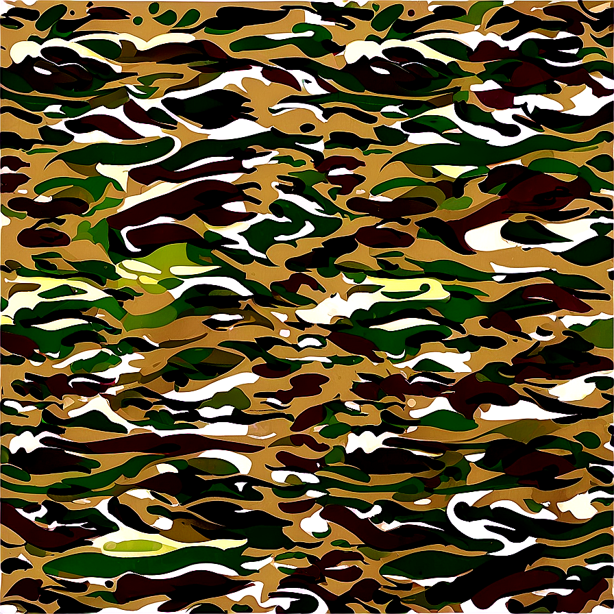 Camo Wave Design Png Xym4 PNG image