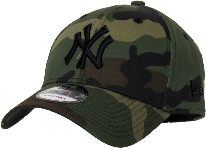 Camo Yankees Cap Adjustable PNG image