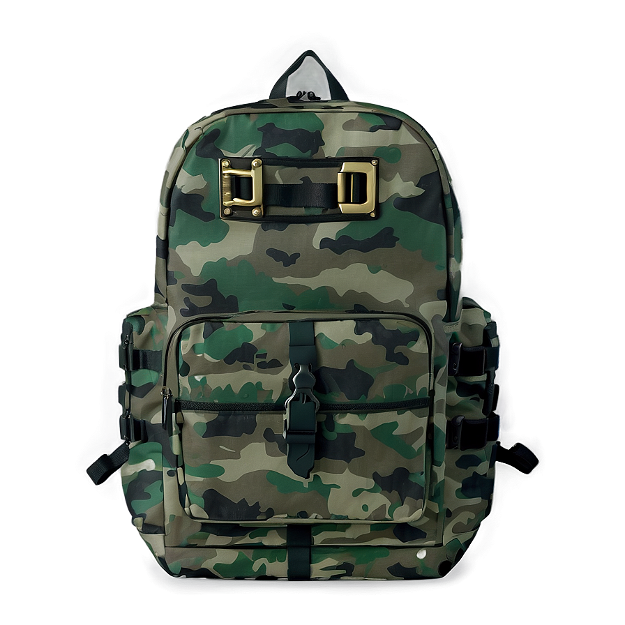 Camouflage Book Bag Military Png Ckg30 PNG image