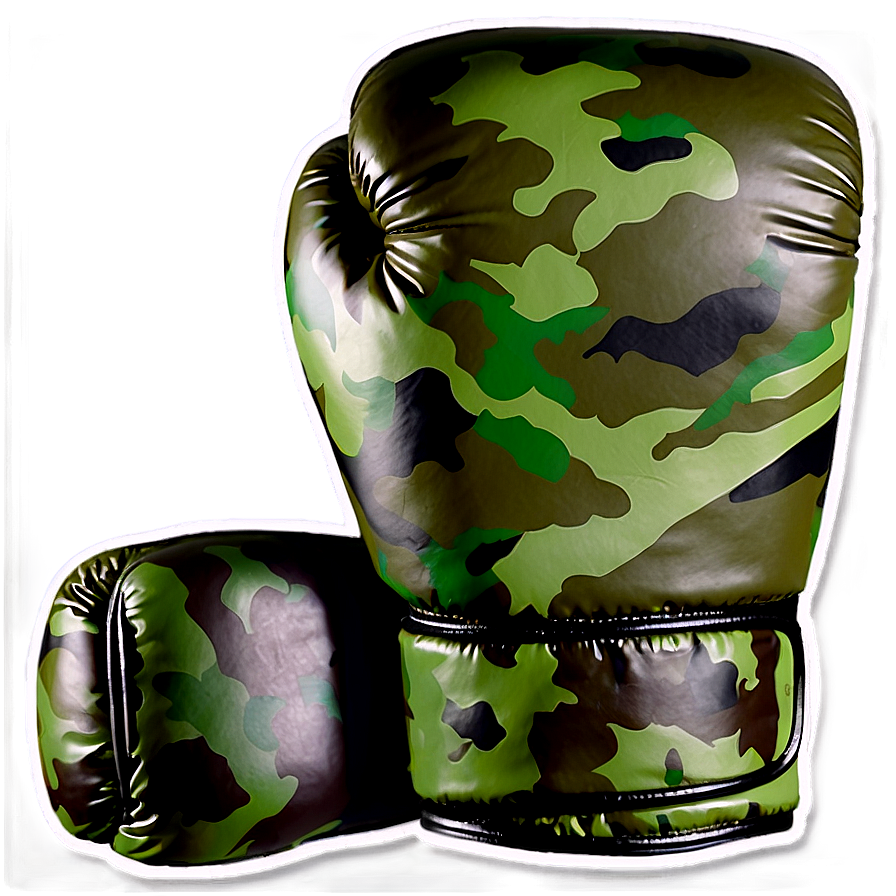 Camouflage Boxing Gloves Png Nfn70 PNG image