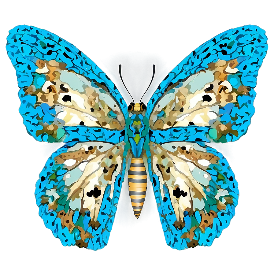 Camouflage Butterfly Hidden Png 6 PNG image