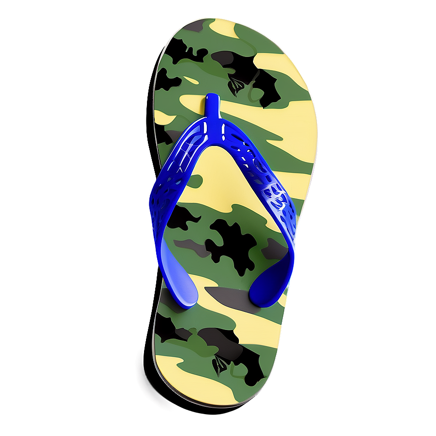 Camouflage Military Flip Flop Png 06132024 PNG image