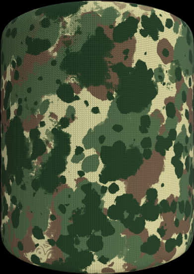 Camouflage Pattern Cylinder Texture PNG image