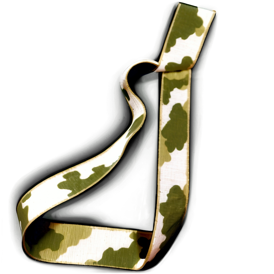 Camouflage Ribbon Png 06242024 PNG image