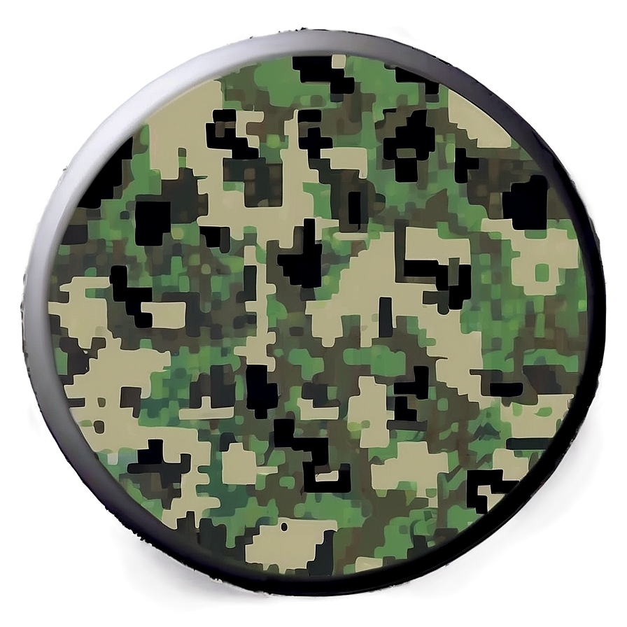 Camouflage Round Sticker Png Mpd PNG image