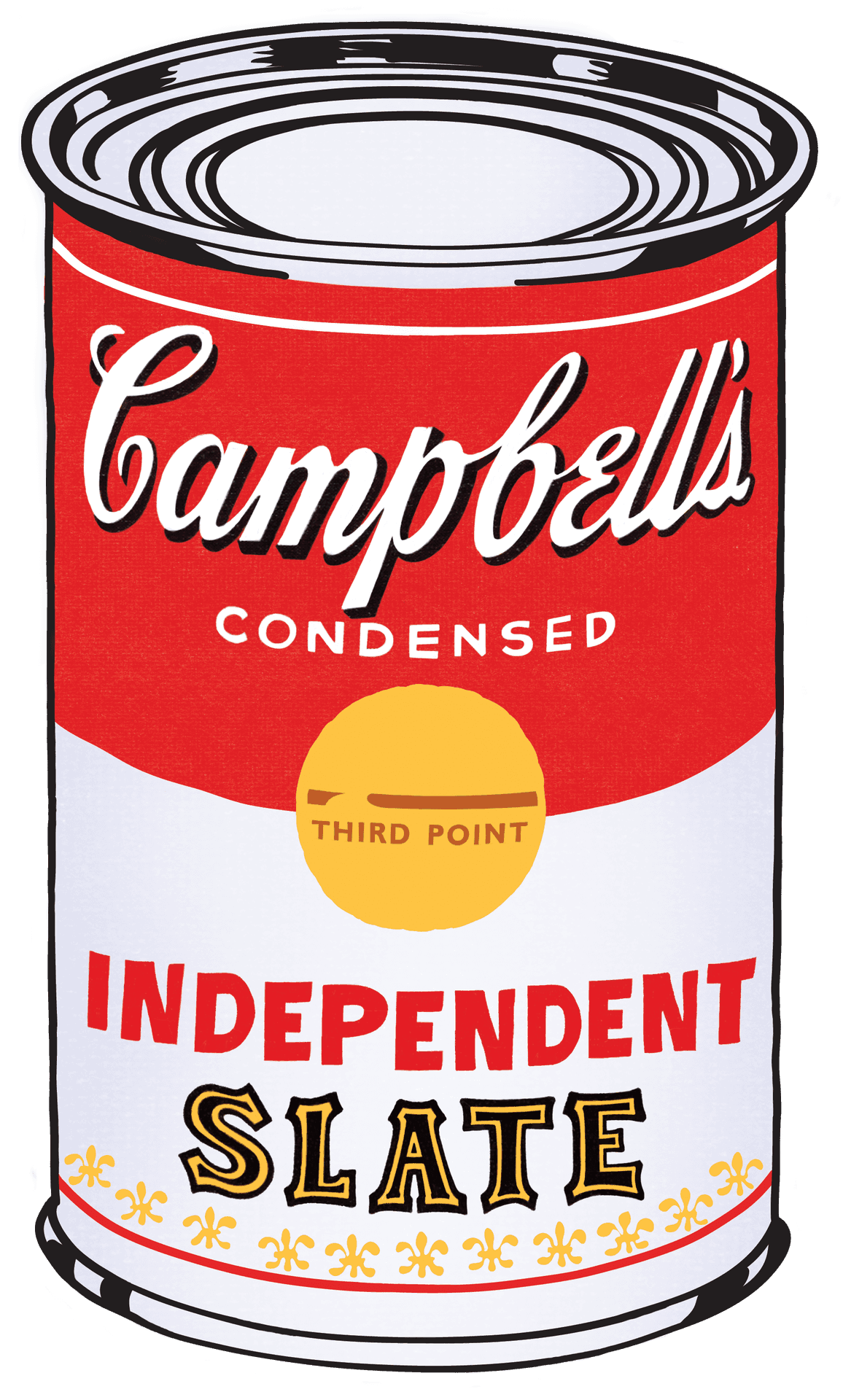 Campbells Condensed Soup Can Parody PNG image