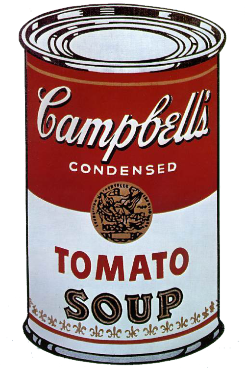 Campbells Tomato Soup Can PNG image