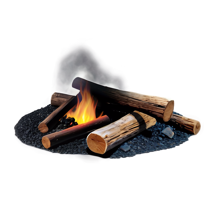 Campfire And Moon Png 05242024 PNG image