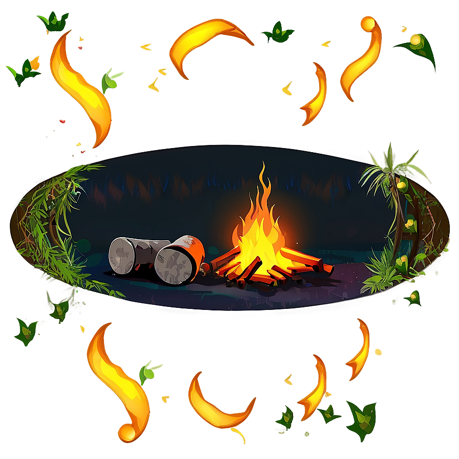 Campfire And Tent Png 05242024 PNG image