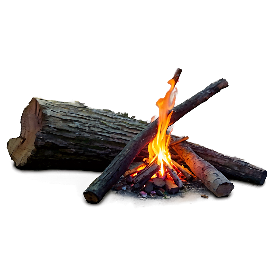 Campfire At Dusk Png 05242024 PNG image