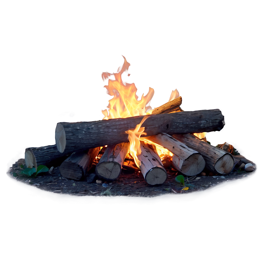 Campfire At Dusk Png 05242024 PNG image