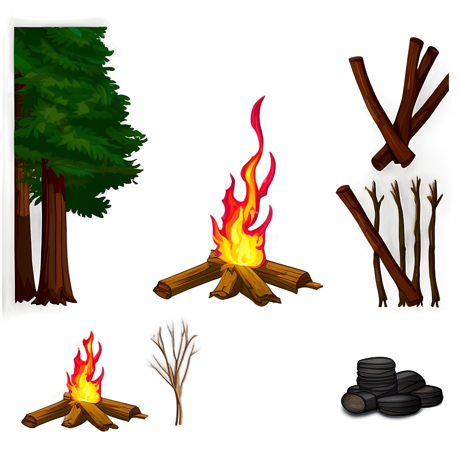 Campfire Story Scene Png 27 PNG image