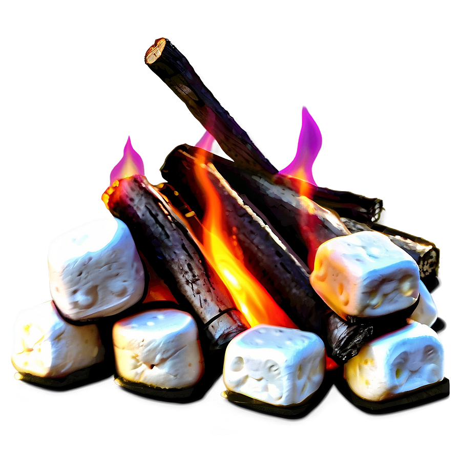 Campfire With Marshmallows Png Qvp49 PNG image