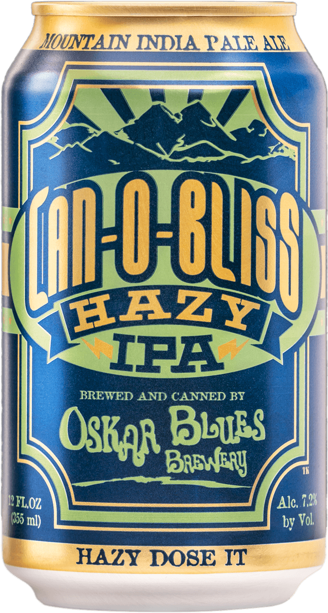 Can O Bliss Hazy I P A Oskar Blues Brewery PNG image