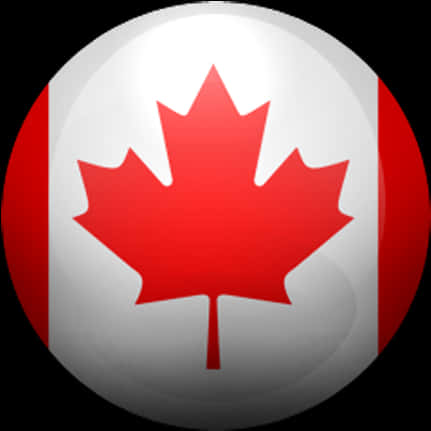 Canadian Flag Button PNG image