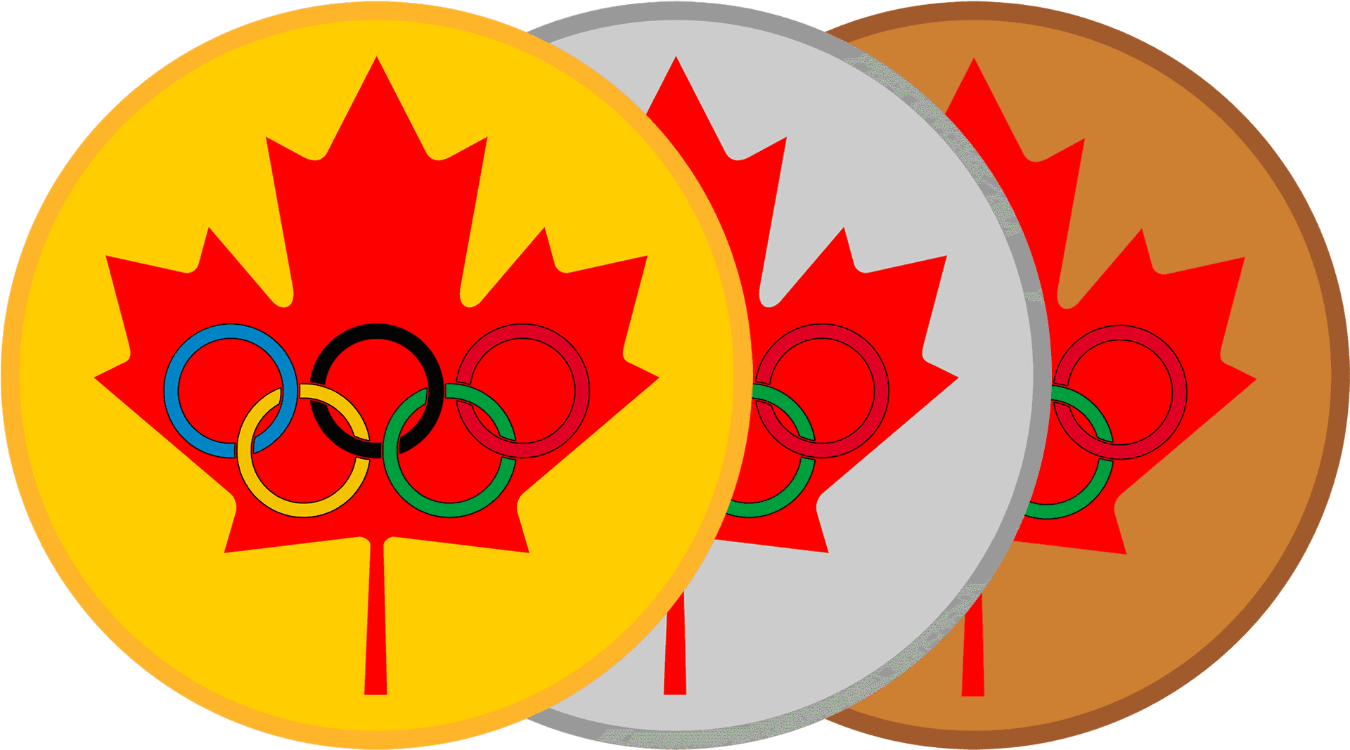 Canadian_ Olympic_ Pins_ Vector_ Illustration PNG image