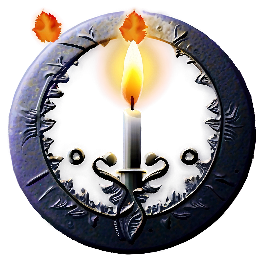 Candle Flame Serenity Png C PNG image