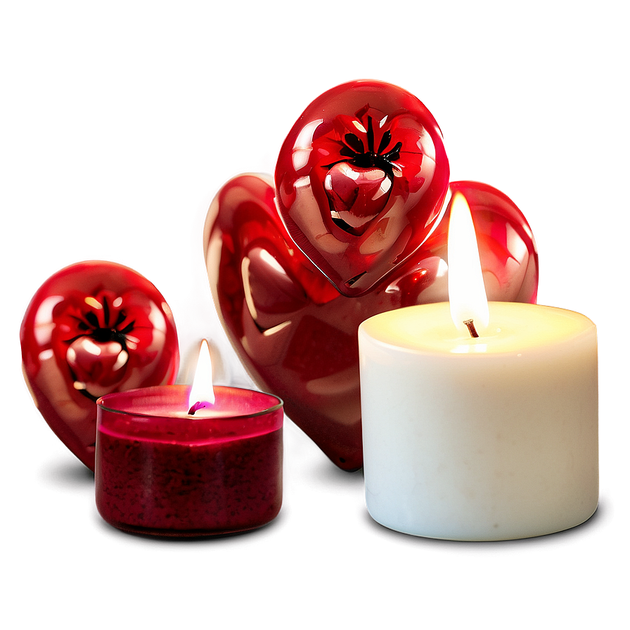 Candle Light Romantic Setup Png Dgn PNG image