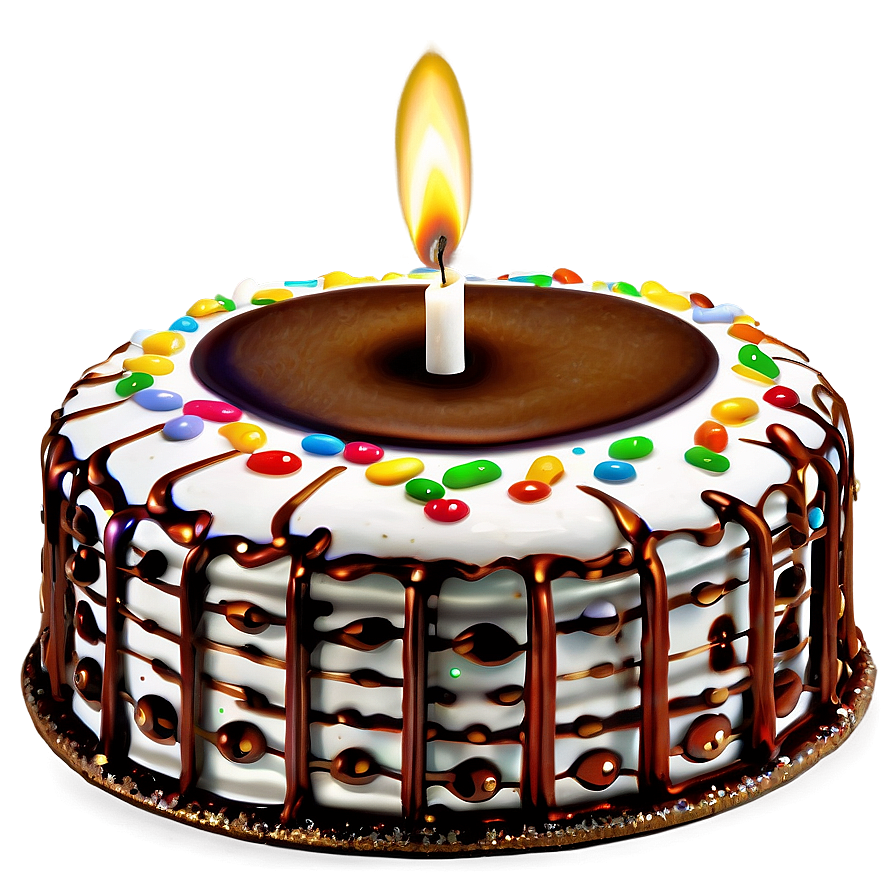 Candle On Cake Png 05232024 PNG image