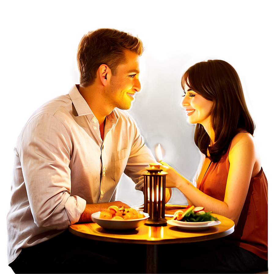 Candlelit Dinner Date Png 06132024 PNG image