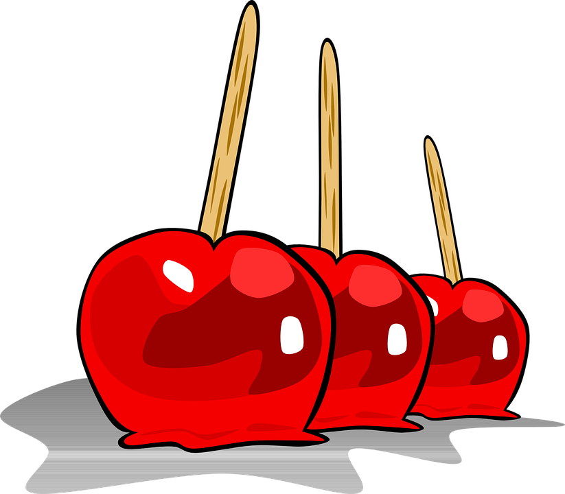 Candy Apples Illustration PNG image