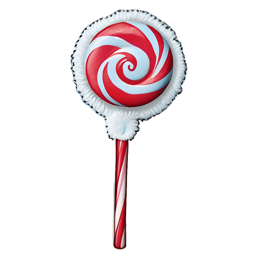 Candy Cane Cake Pop Png 06212024 PNG image