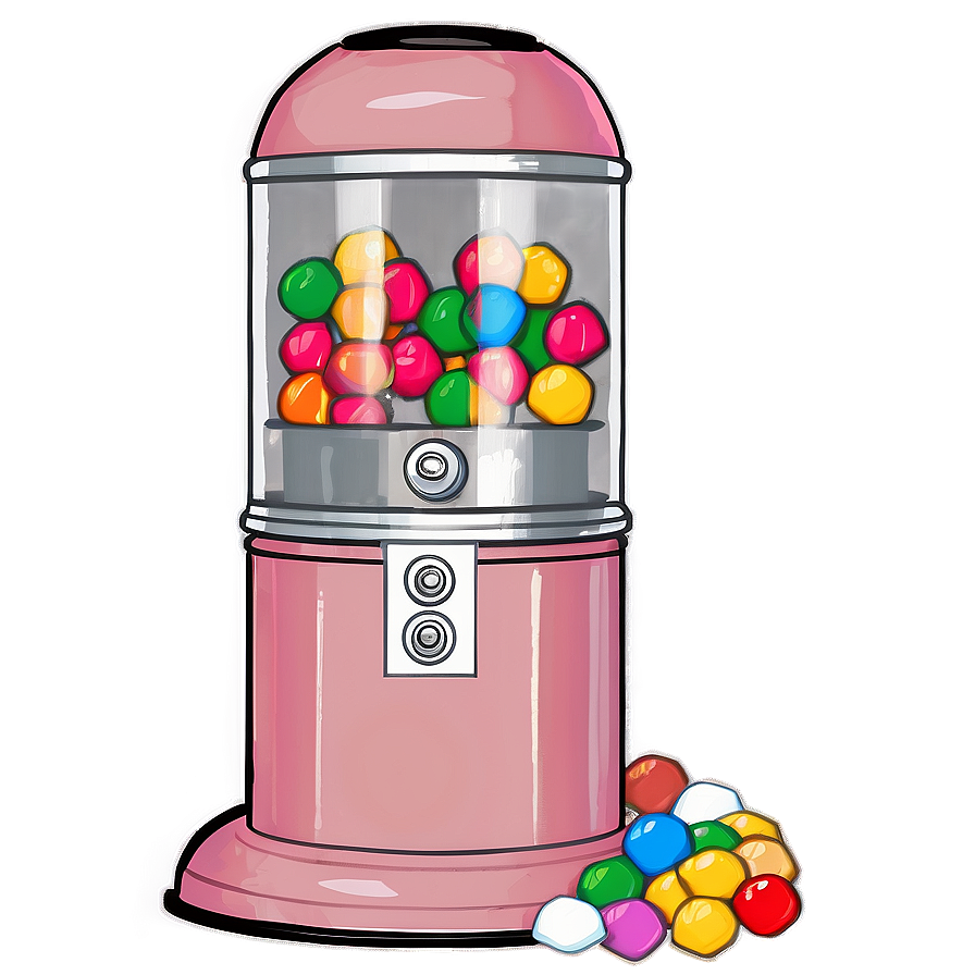 Candy Dispenser Gumball Machine Png Xjt59 PNG image