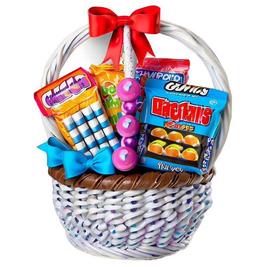 Candy Gift Basket Ideas Png Lop1 PNG image