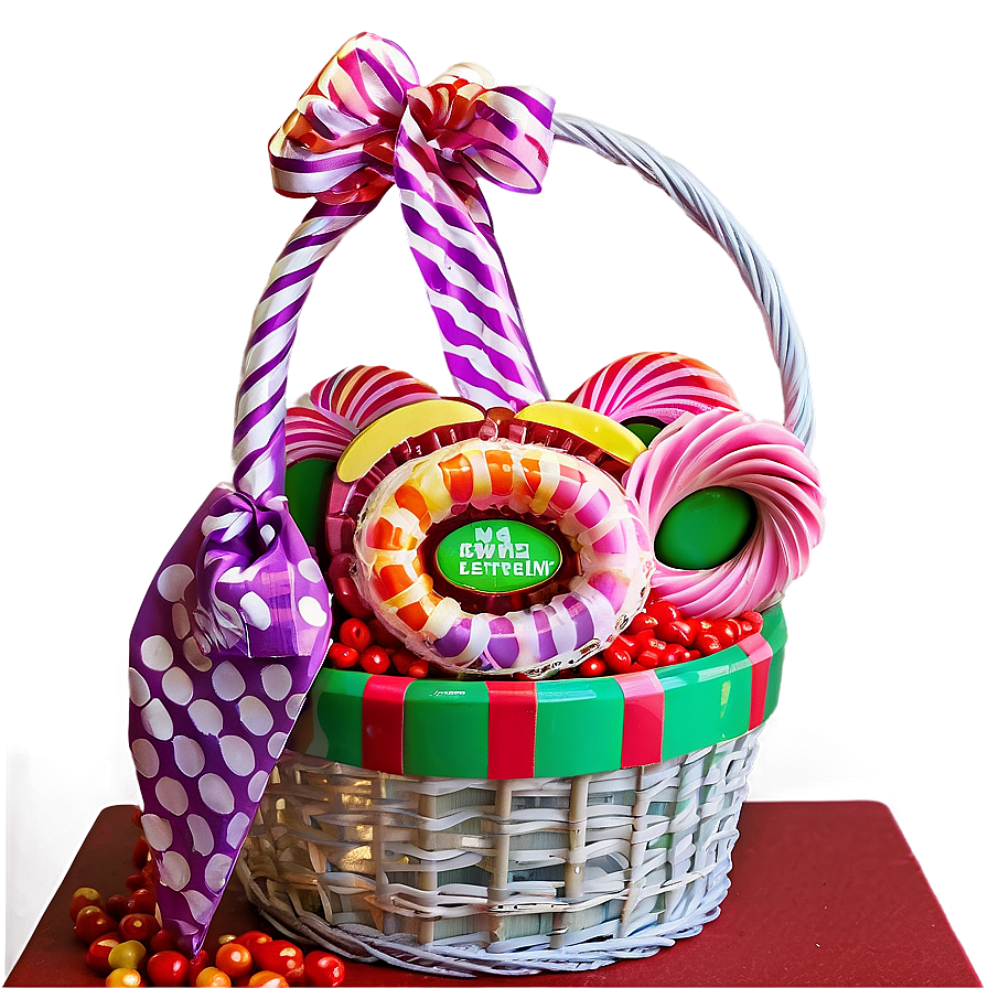 Candy Gift Basket Ideas Png Yqg98 PNG image