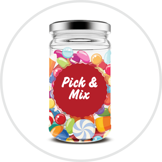 Candy Jar Pickand Mix Assortment PNG image