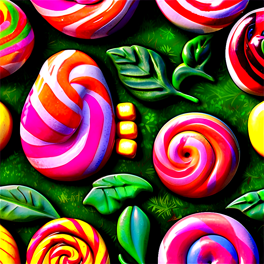 Candy Land Glazed Gardens Png 06202024 PNG image