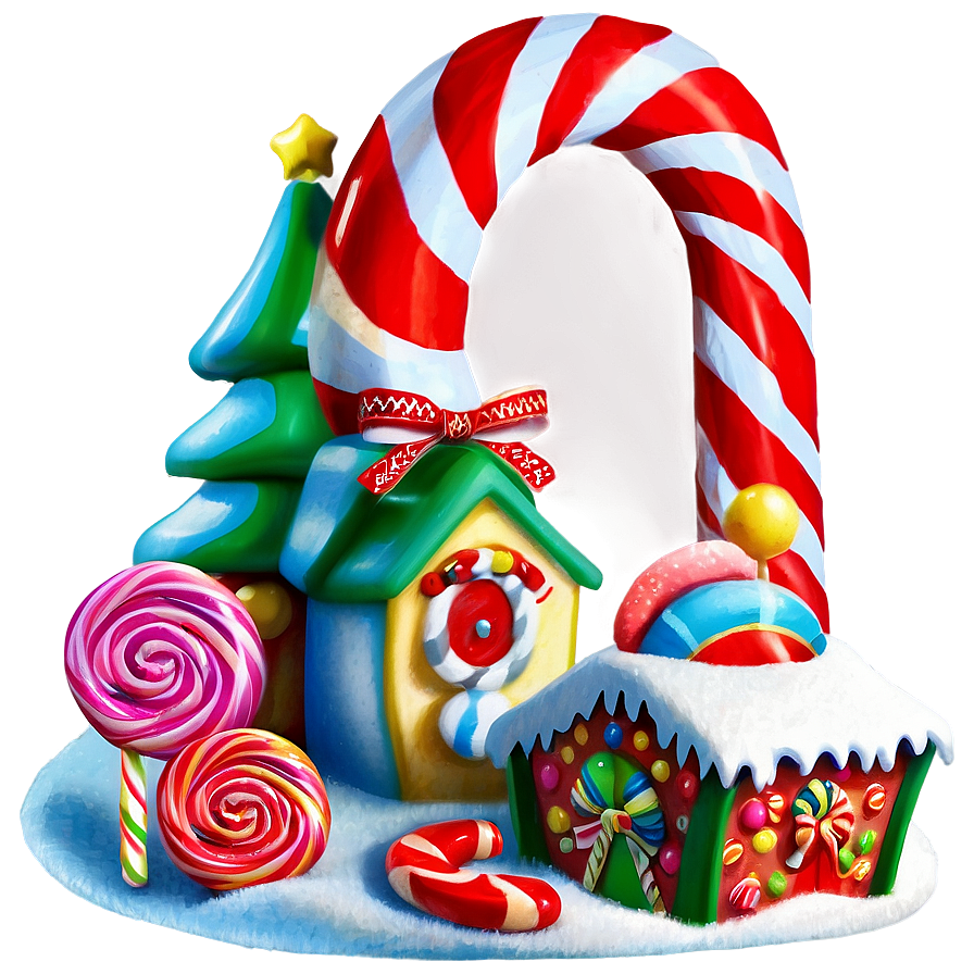 Candy Land Holiday Theme Png Fqm PNG image