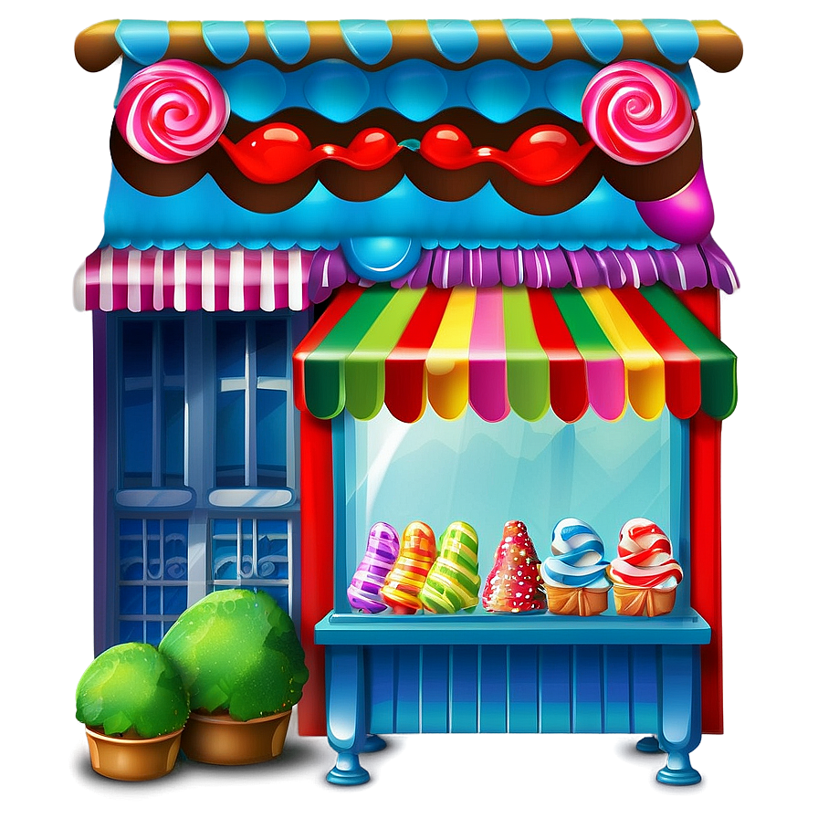 Candy Shop Graphic Png Fmk78 PNG image