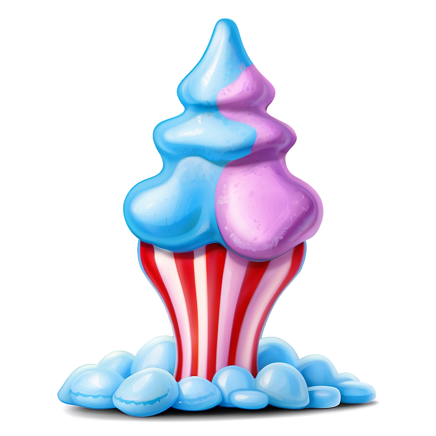 Candyland Cotton Candy Trees Png Llp PNG image